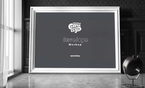 Free Horizontal Frame Poster Mockup