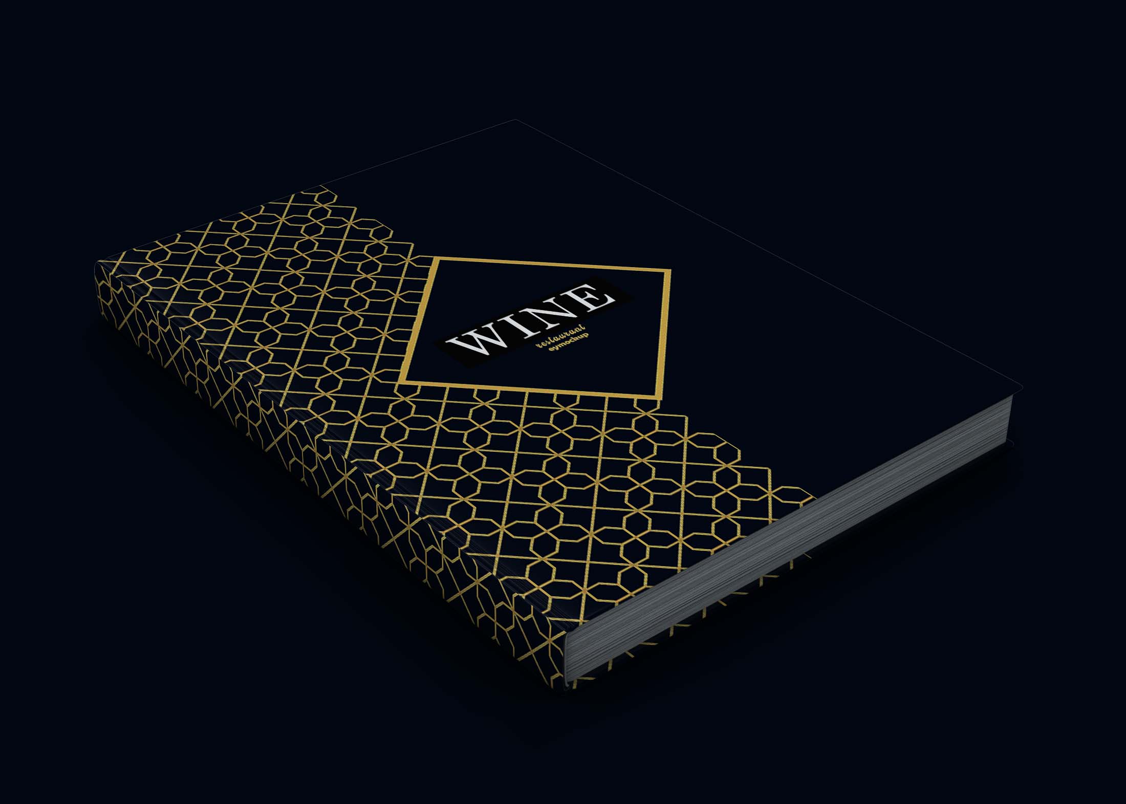 Free Kitchen Book Cover Mockup