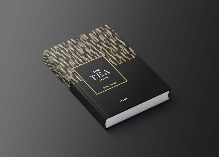 Free Luxury Book Cover Mockup