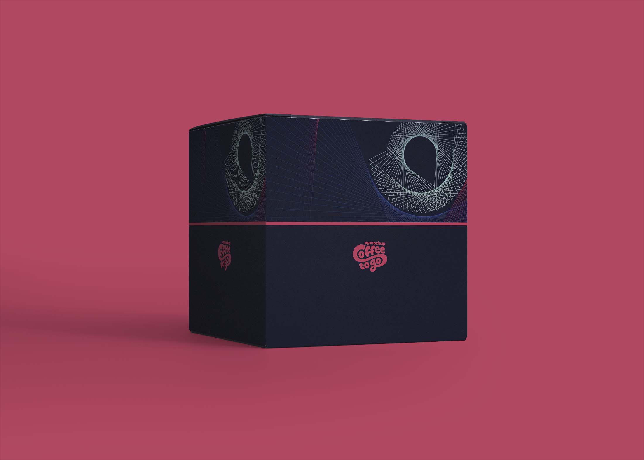 Free Luxury Box Packaging PSD Mockup