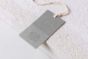 Free Luxury Embrossed Tag Mockup