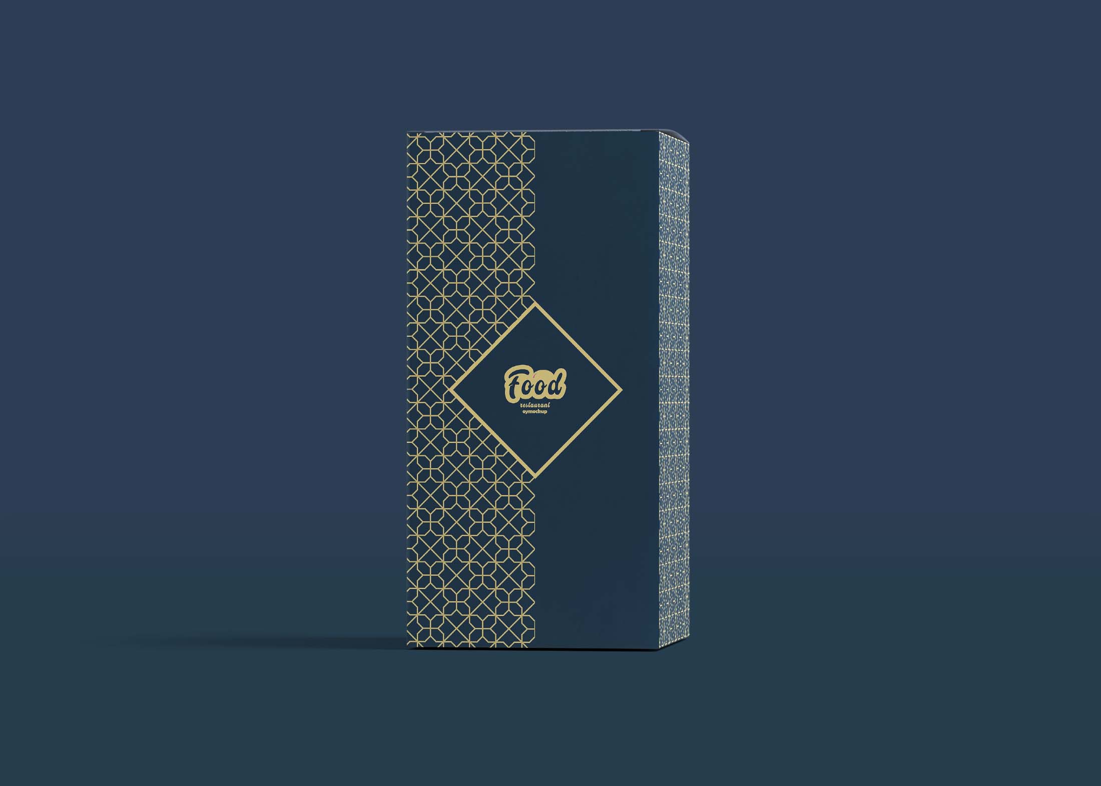 Free Luxury Packaging Box Mockup Template