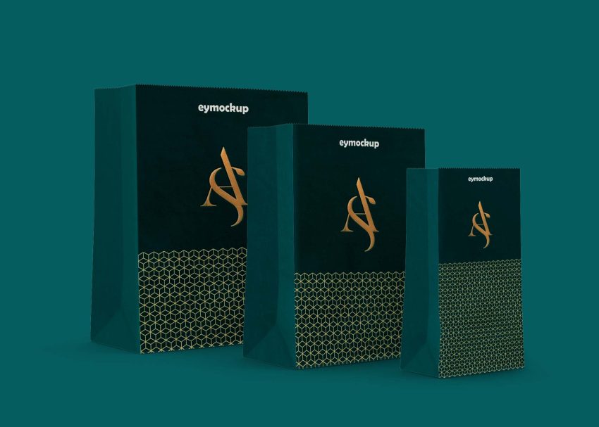 Free Luxury Shopping Bag Mockup