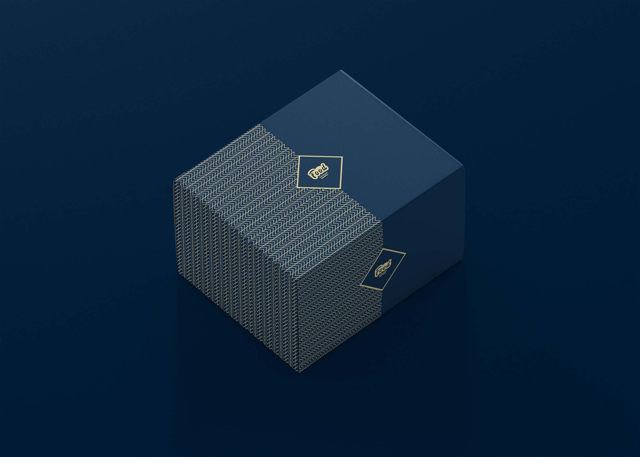 Free Mailing Box Mockup