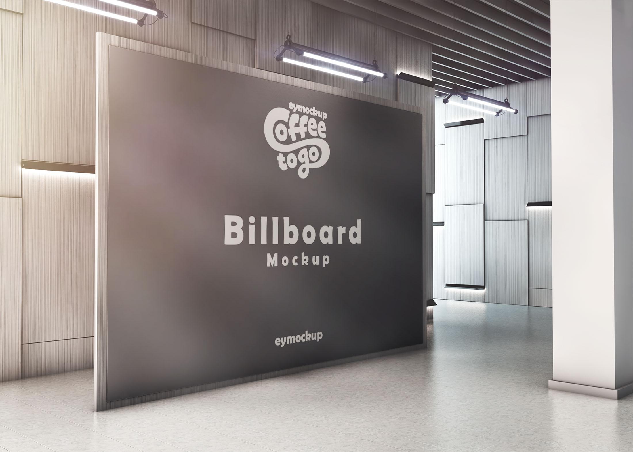 Download Free Mall Billboard Mockup 7 Free Mall Billboard Mockup