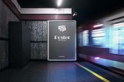 Free Metro Subway Signage Mockup