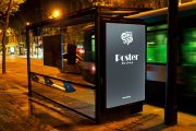 Free Modern Poster Signage Mockup