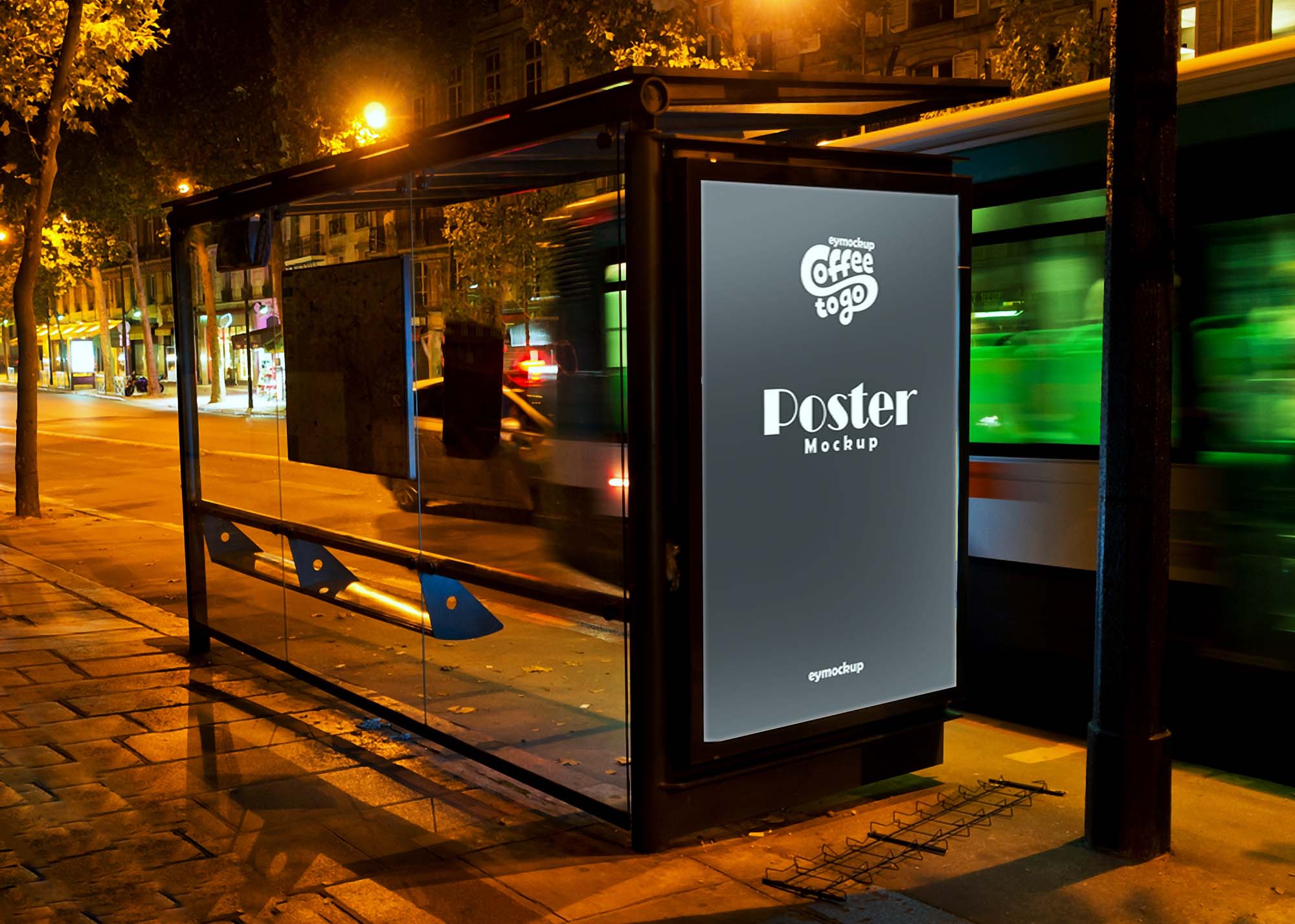 Free Modern Poster Signage Mockup