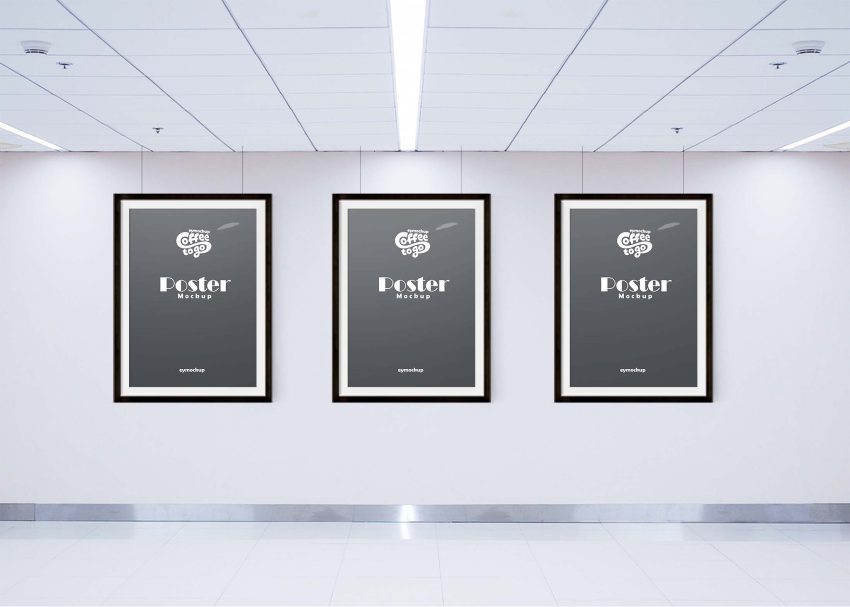 Free Office Poster Mockup