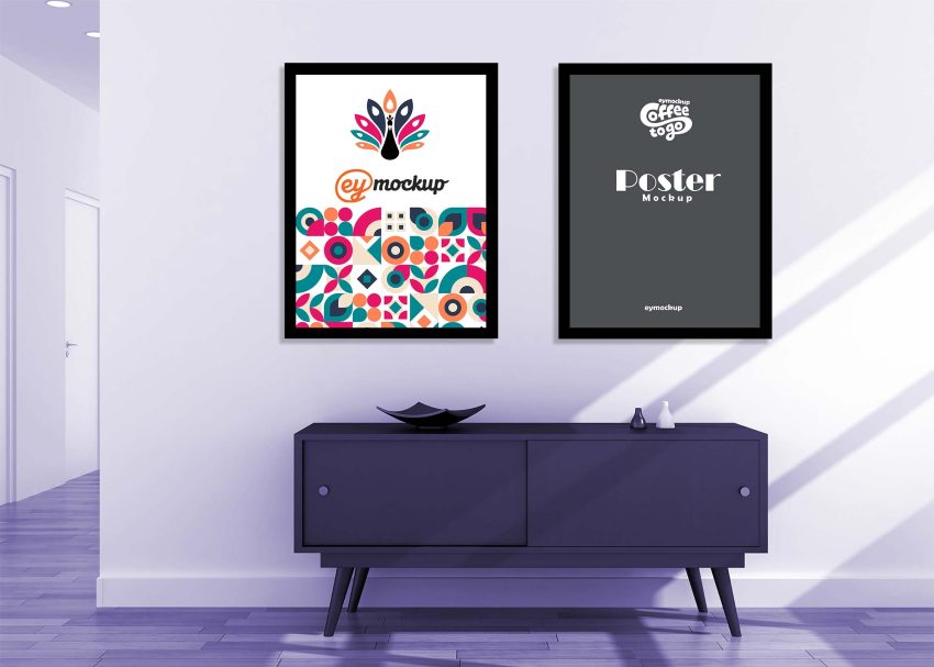 Free Online Poster Mockup
