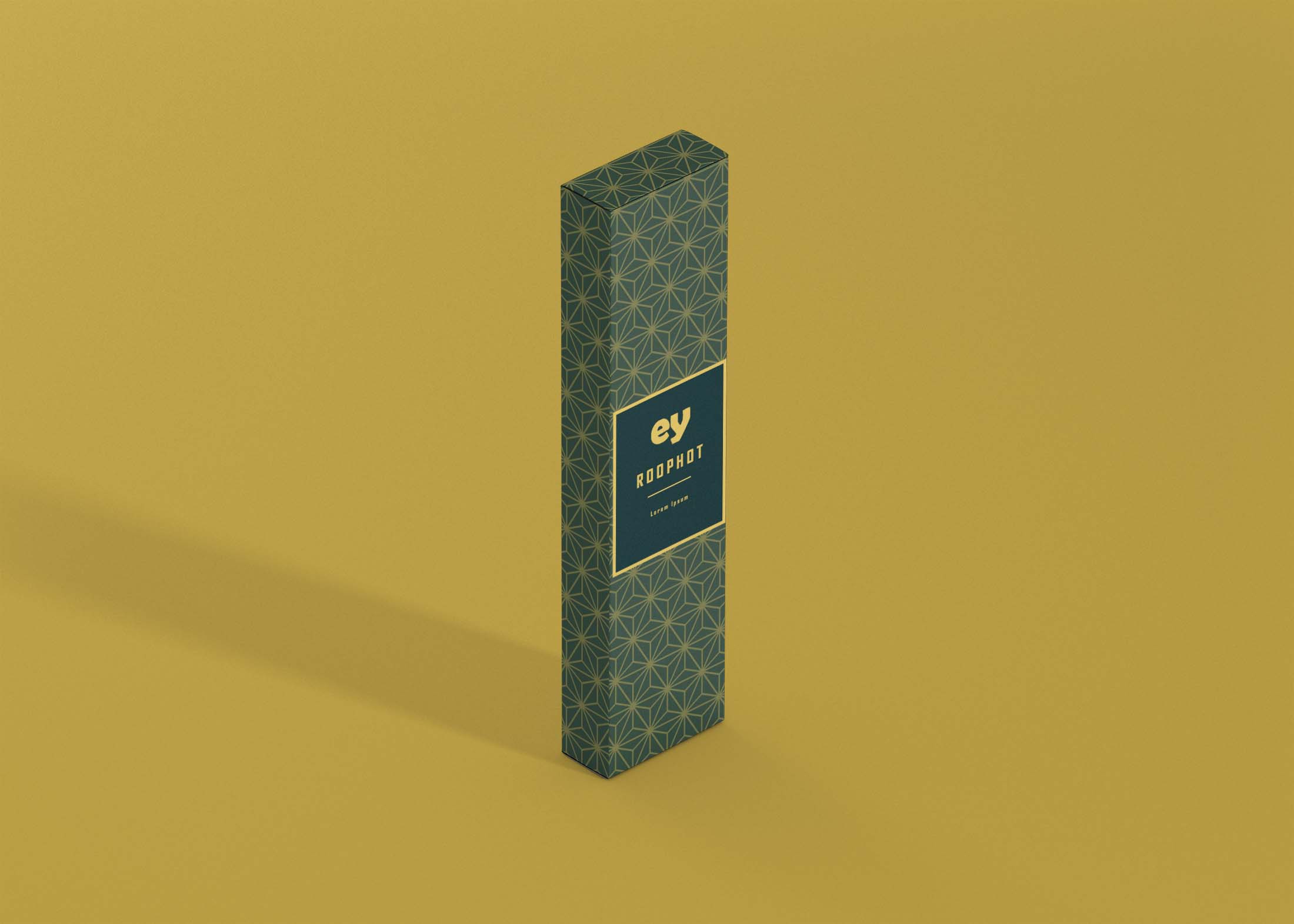 Free PSD Agarbatti Box Mockup