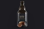 Free PSD Download Beer Bottle Mockup