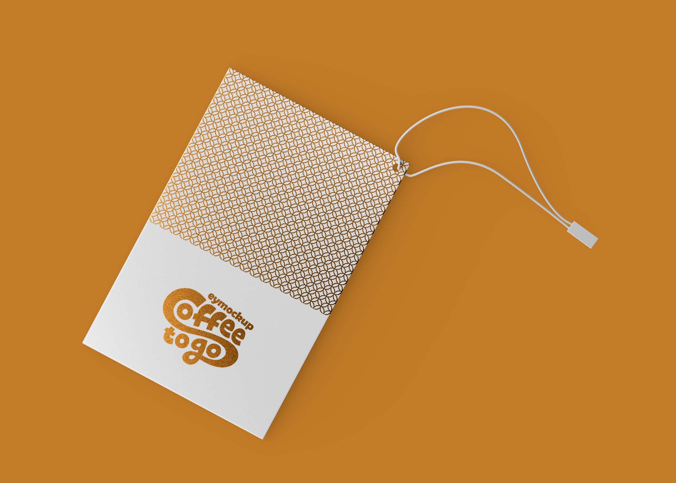 Free PSD Paper Label Tag Mockup