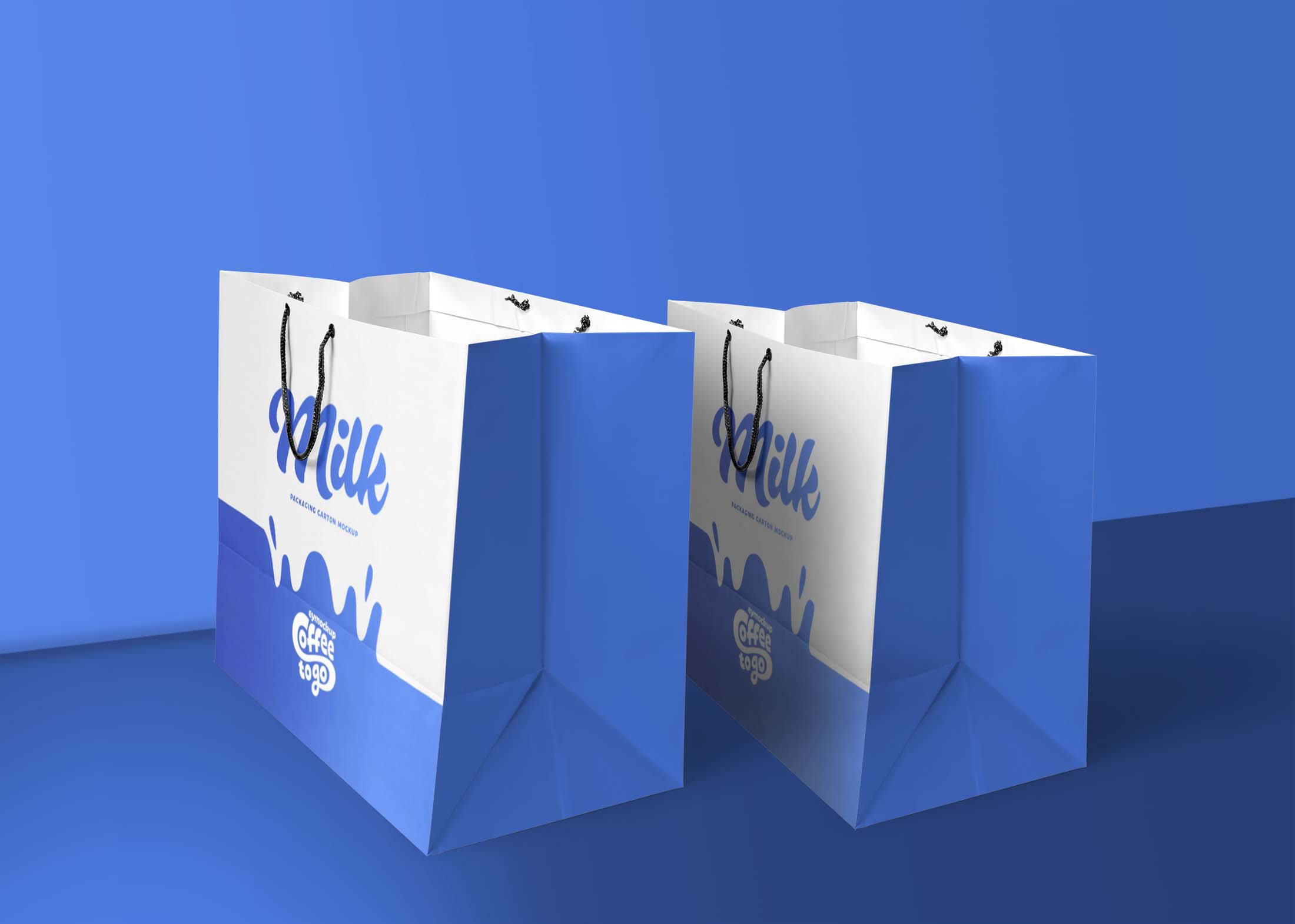 Free PSD Paper Shopping Bag Mockup