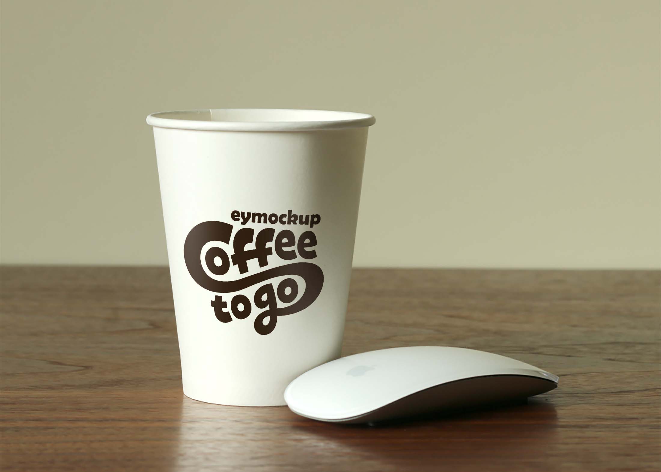 Free Paper Cup Mockup