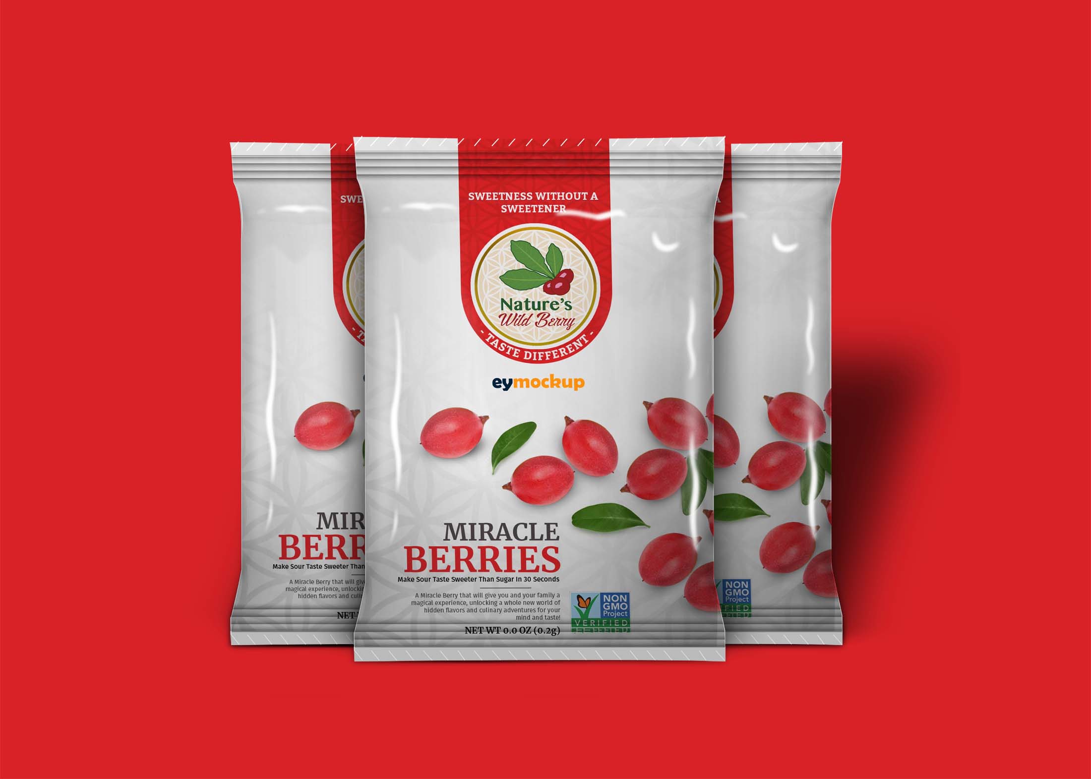 Free Pouch Packaging Mockup