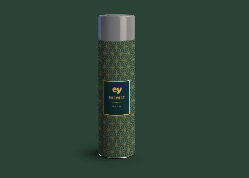 Free Premium Deo Spray Mockup