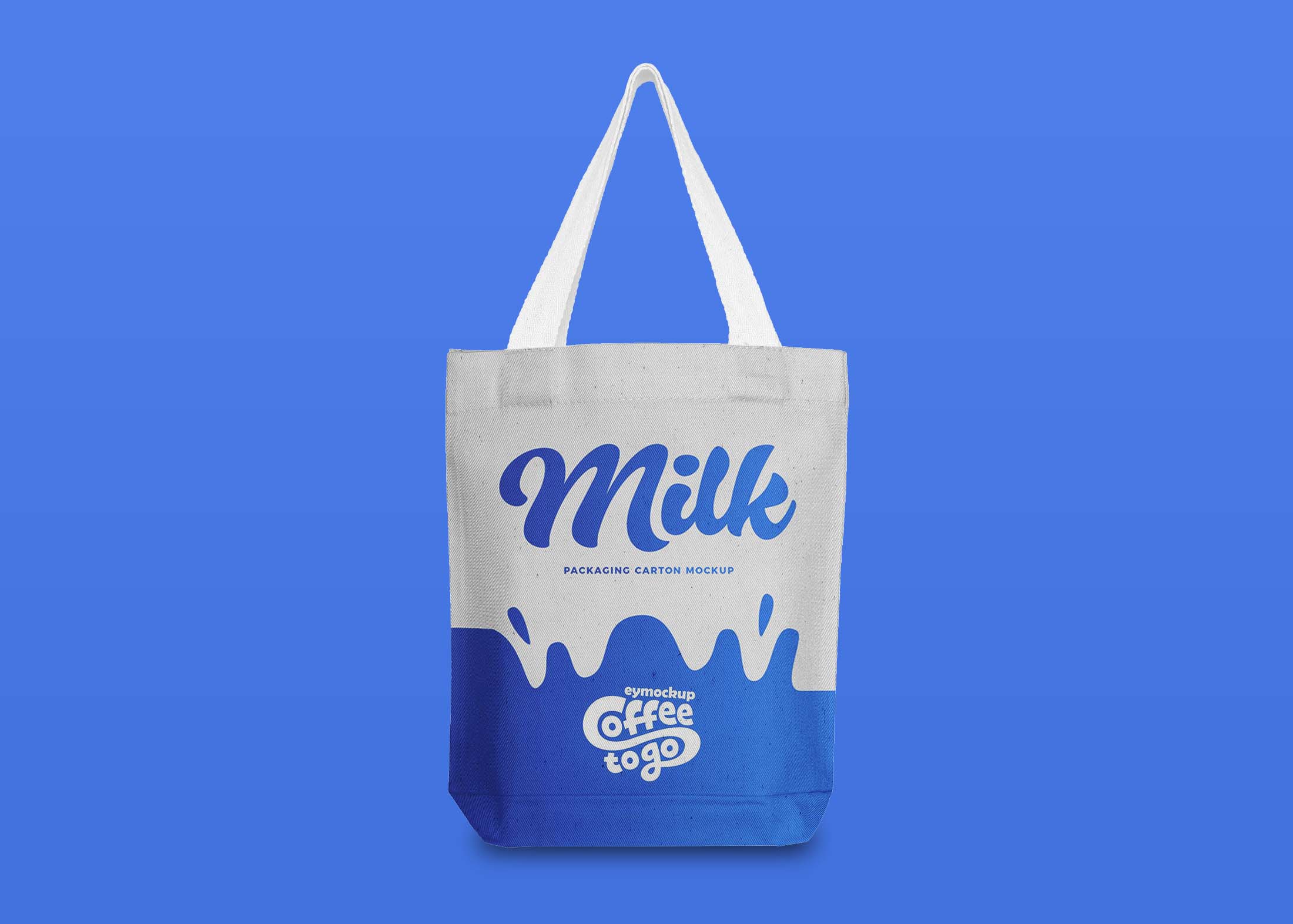 Free Realistic Tote Bag Mockup