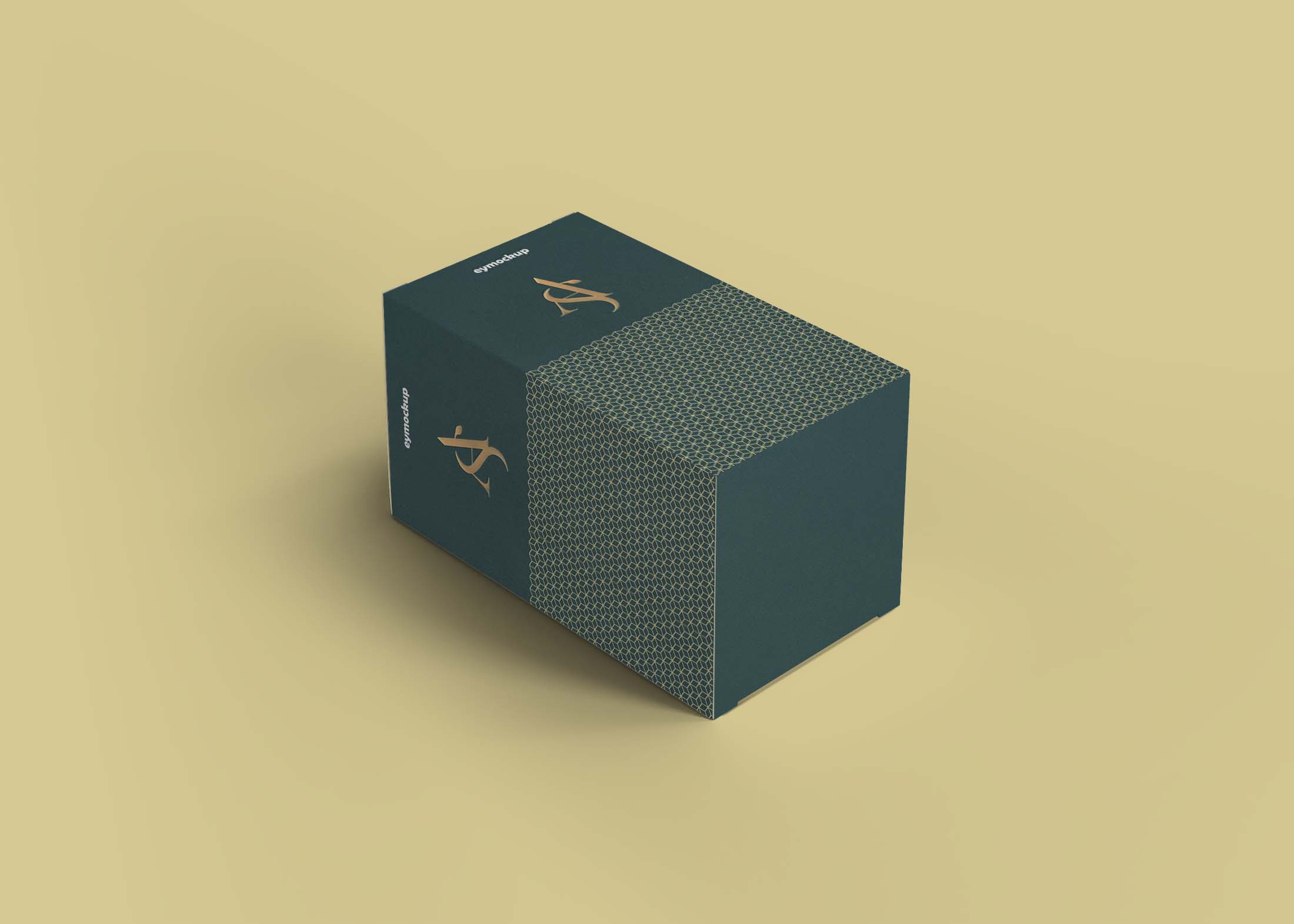 Free Rectangular Luxury Box mockup