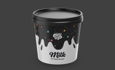 Free Small Ice Cream Cup Mockup