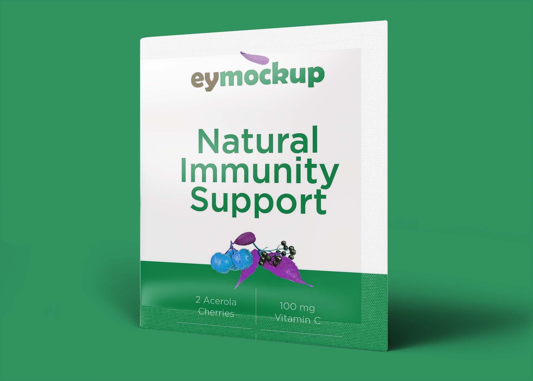 Free Small Sachet Mockup