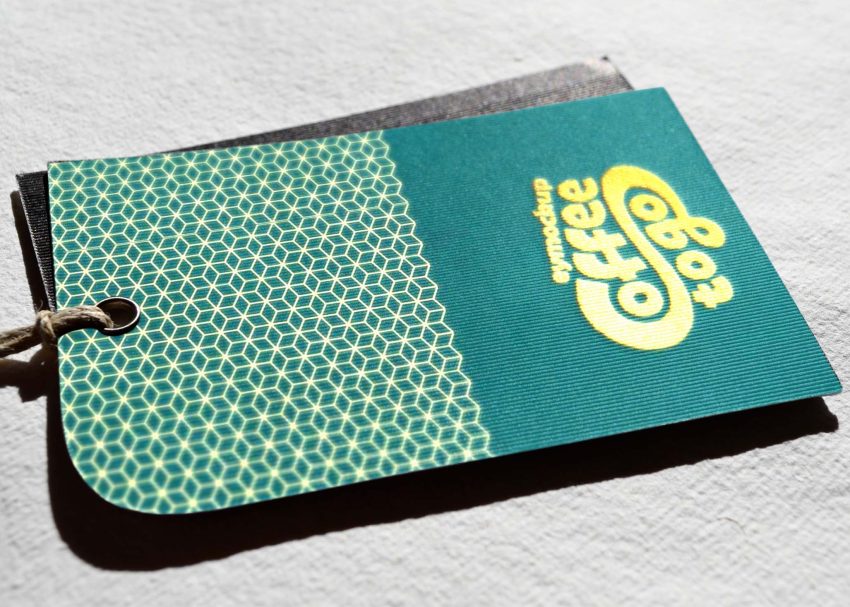 Free Stylish Tag Mockup