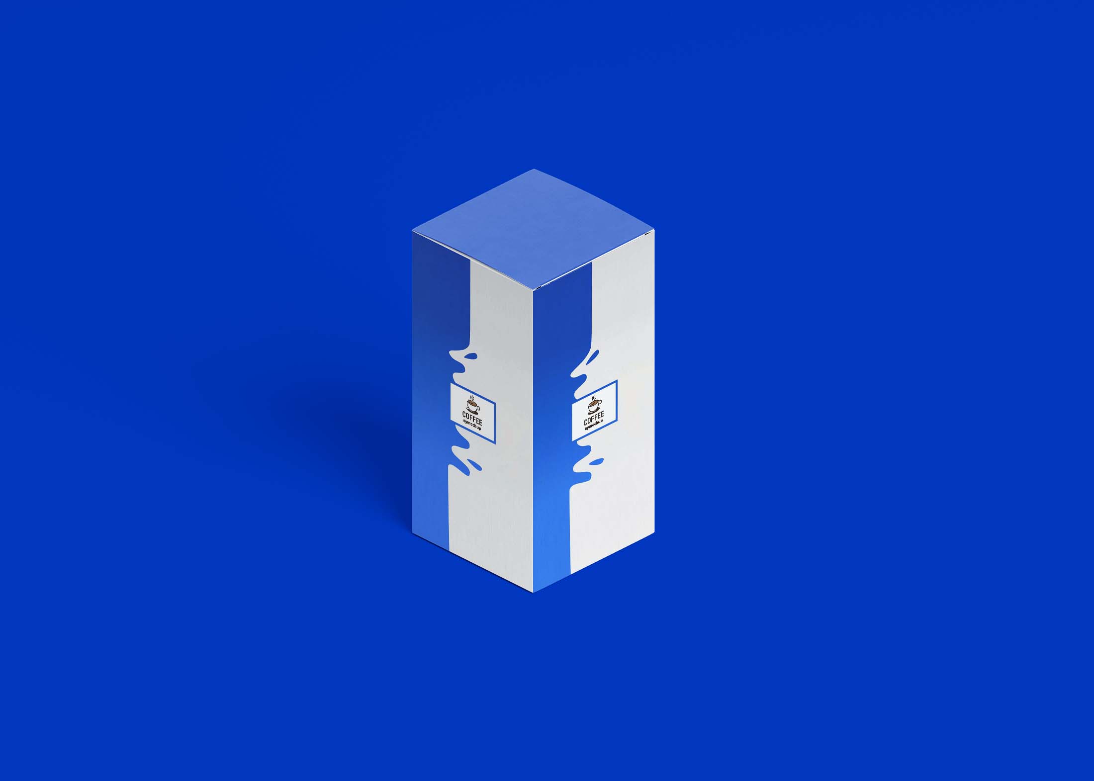 Free Tea Coffee Box Mockup