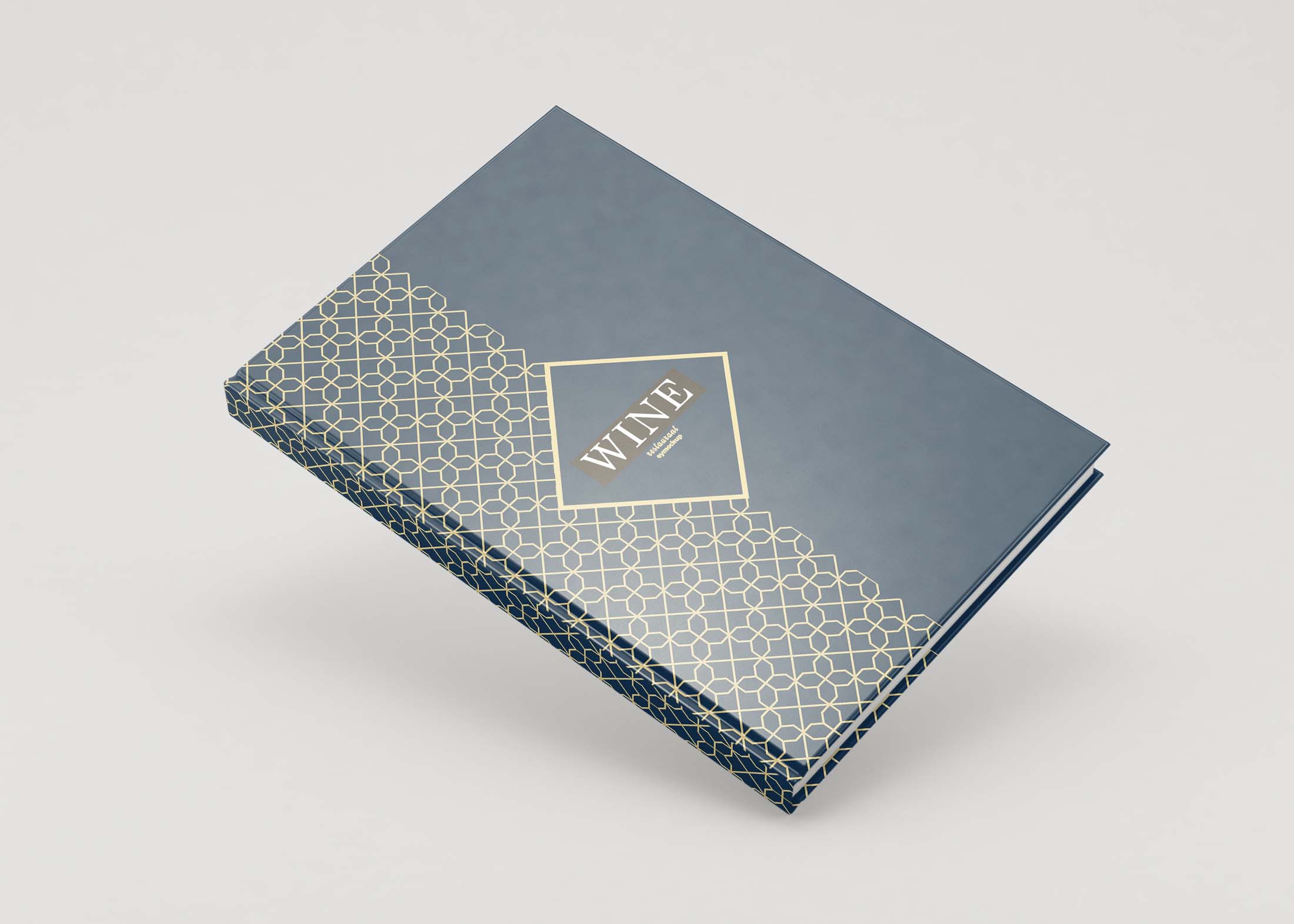 Free Text Book Cover Mockup