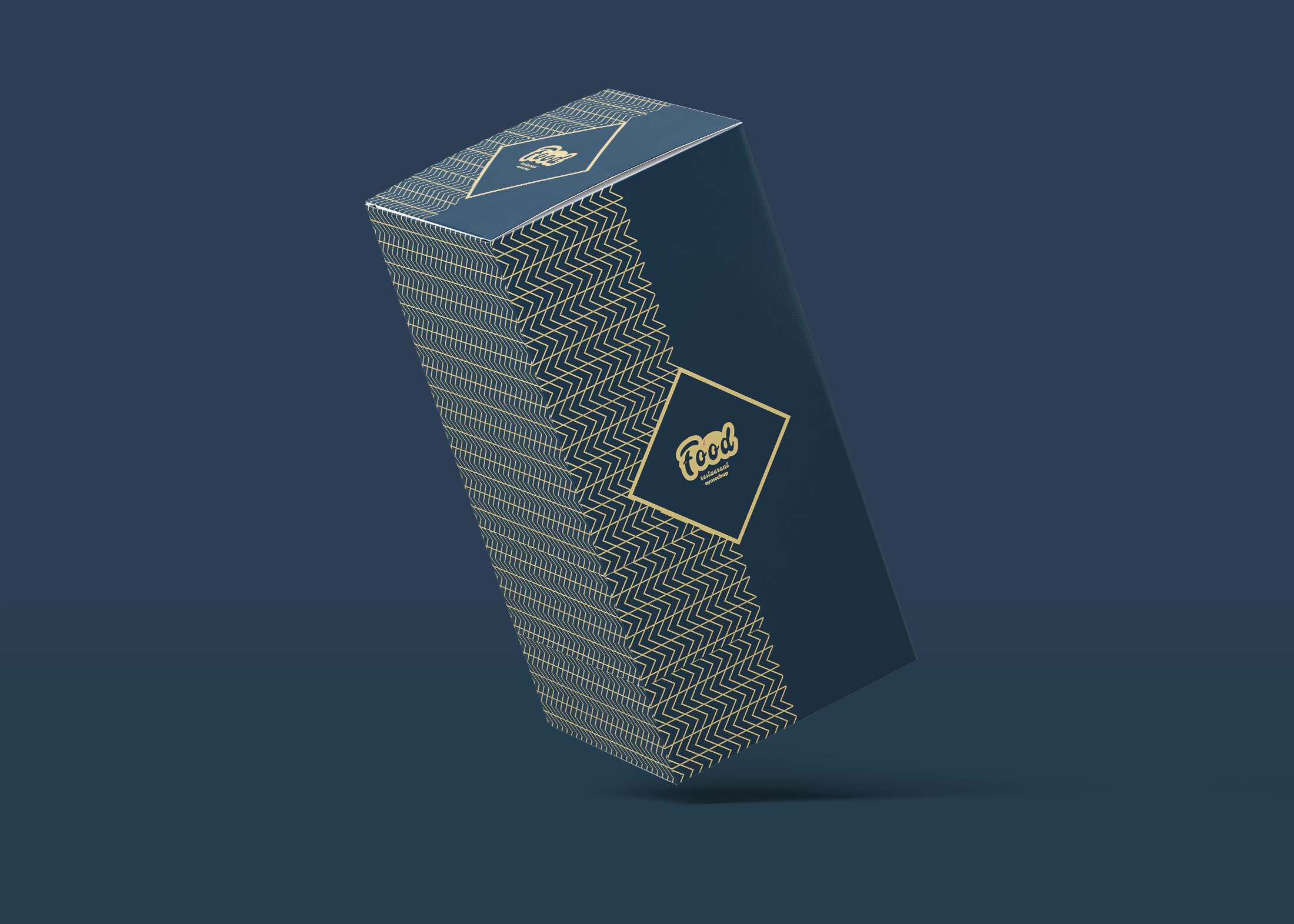 Free Tilt Luxury Box mockup