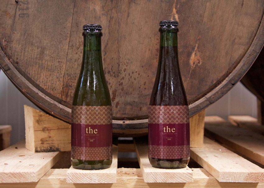 Free Twin Beer Bottle Mockup