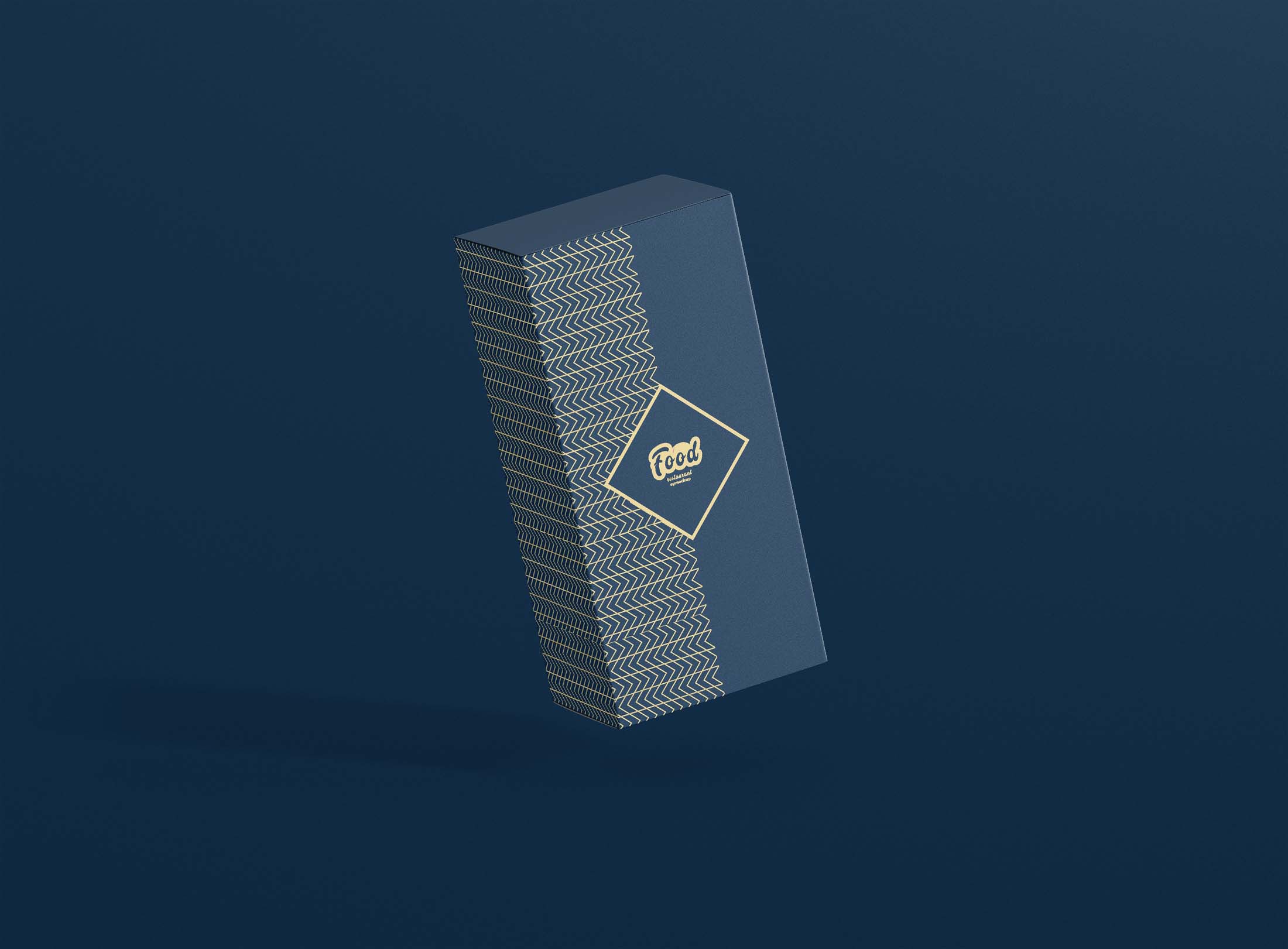 Free Unique Box Mockup