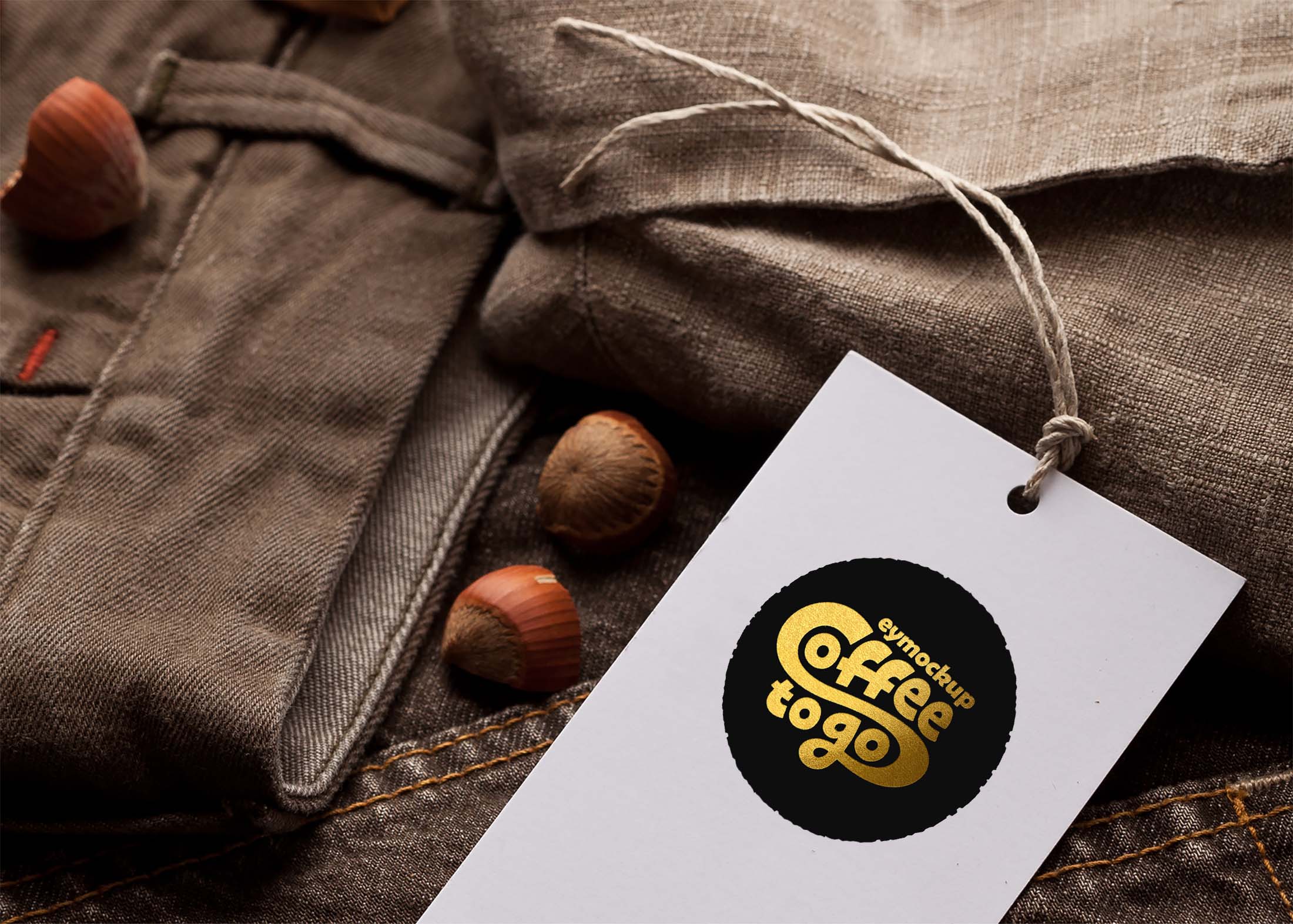 Free Vintage Tag Mockup