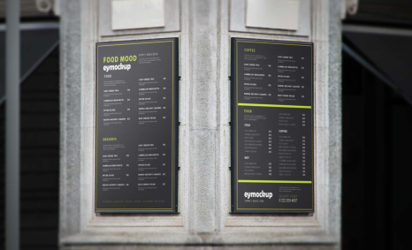 Free Wall Size Rollup Banner Mockup