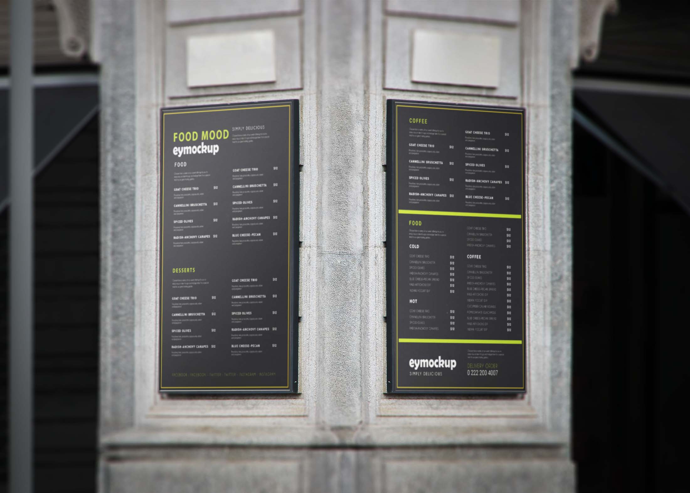 Free Wall Size Rollup Banner Mockup