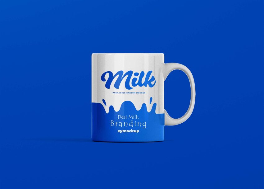 Free White Mug Mockup