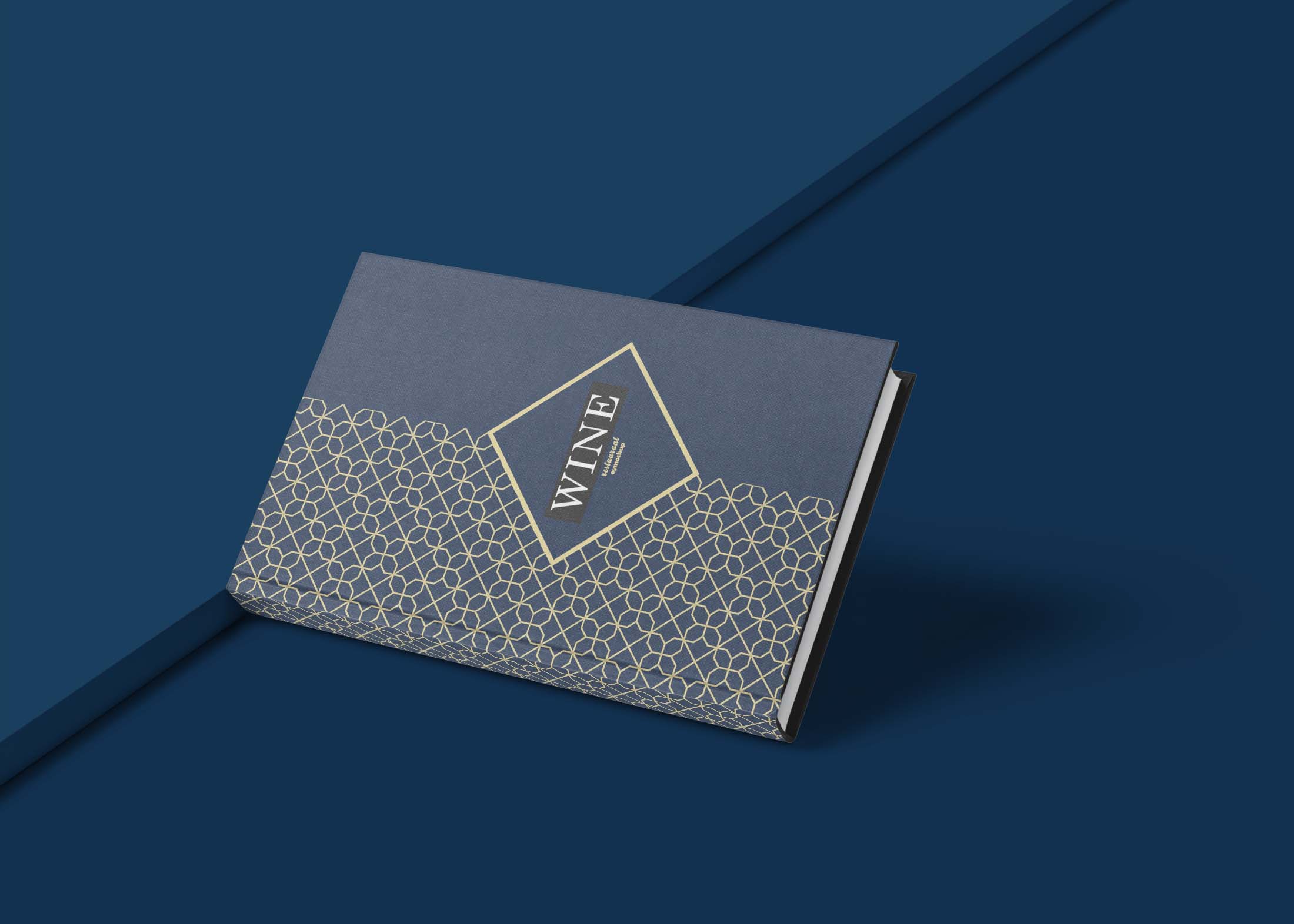 Free Wine Branding Book Mockup