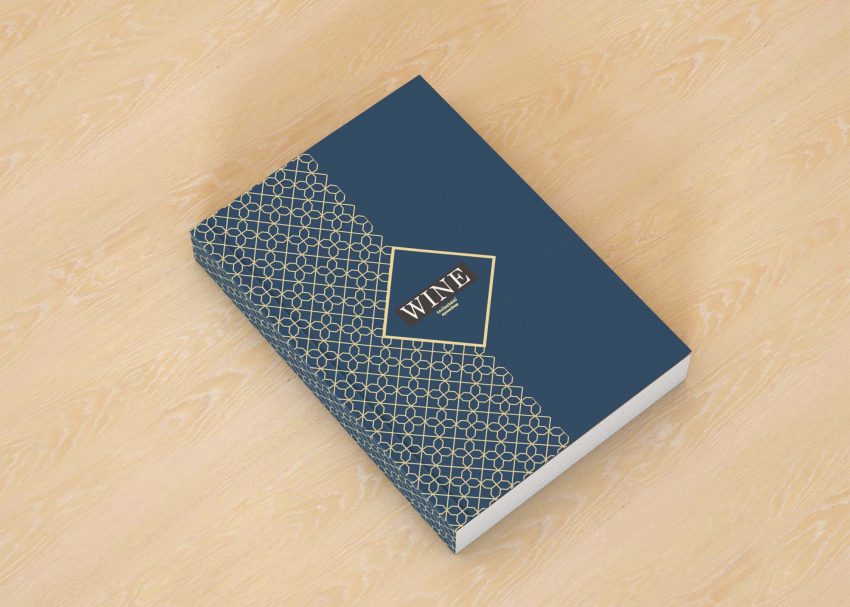 Free Wood Background Book Cover Mockup