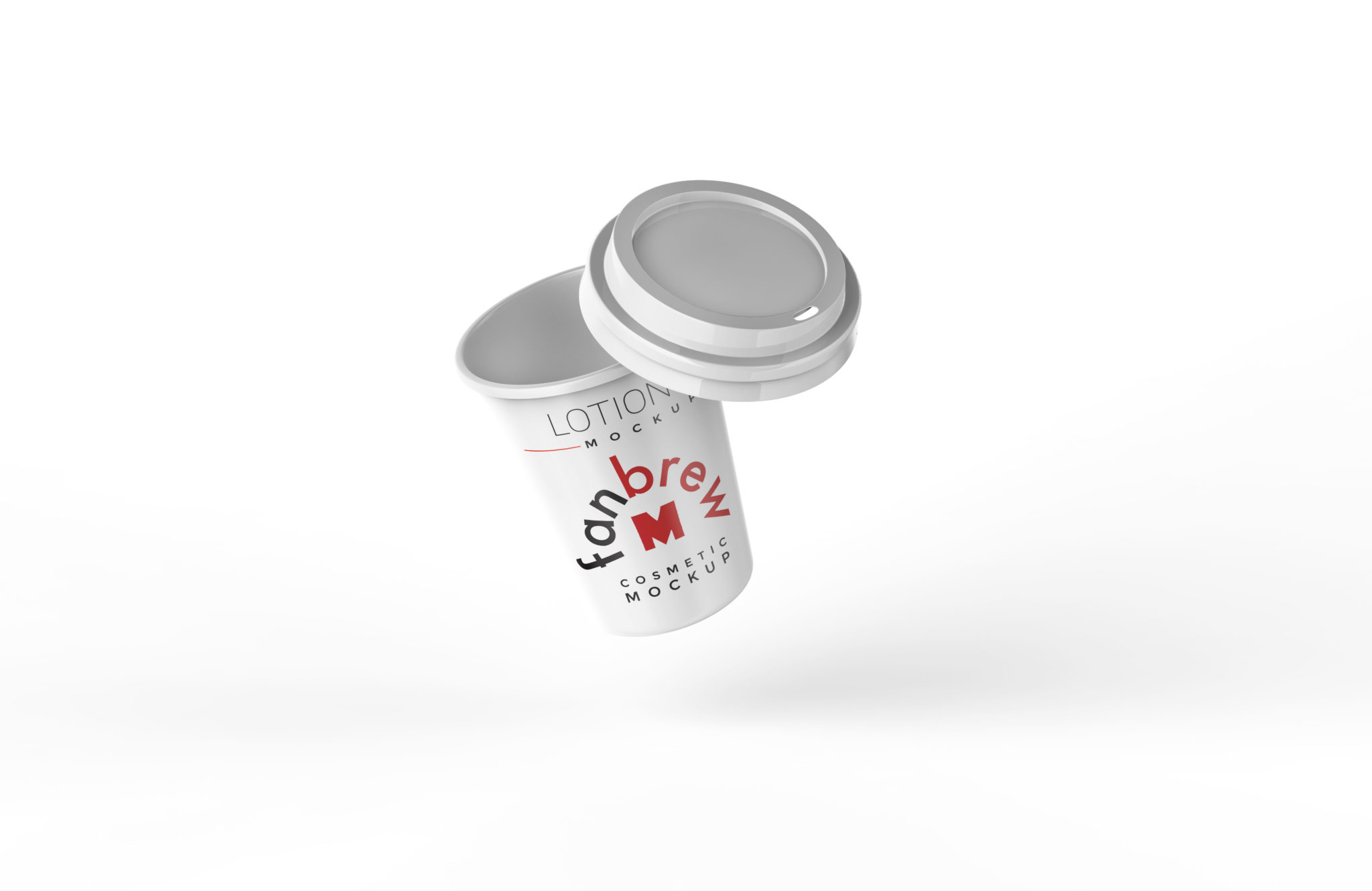 Free White Coffee Cup Mockup