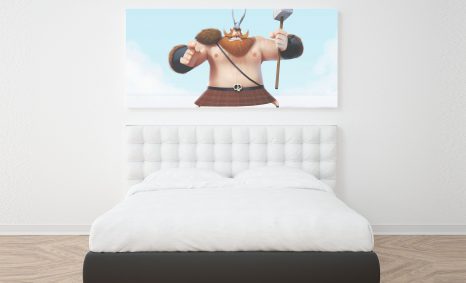 Free Bedroom Poster Mockup