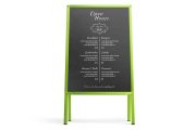 Free Menu Mockup on Tent