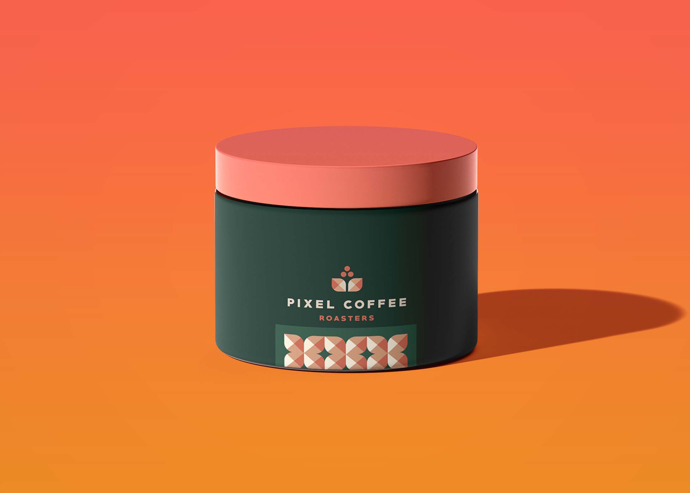 Free Minimal Jar Mockup