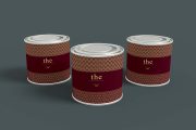 Free Oil Tin Can Packaging Mockup