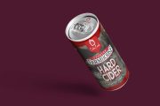 Free Premium Beer Can Mockup