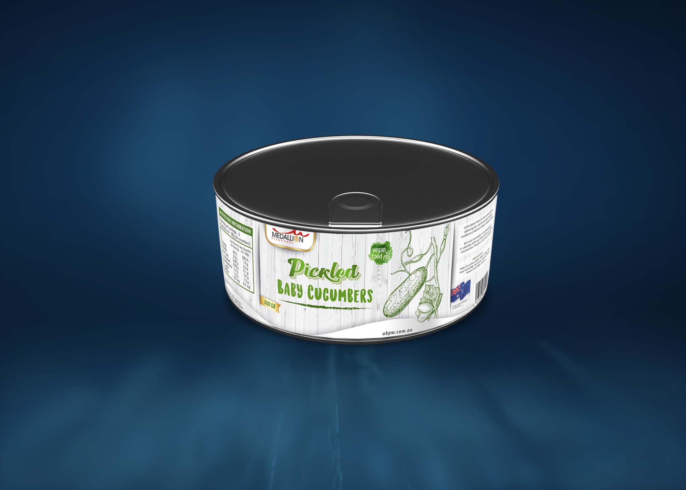 Free Round Tin Can Mockup