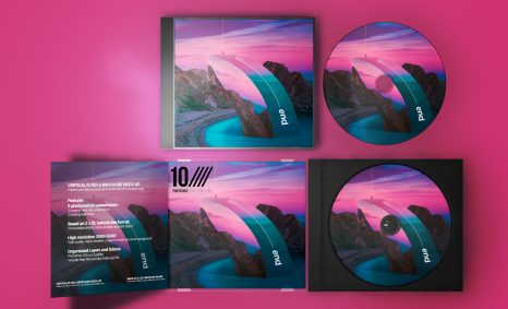 Download Free Scenery DVD Mockup 14 Free Scenery DVD Presentation Mockup