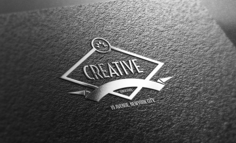 Free New Creative 3D Logo Mockup
