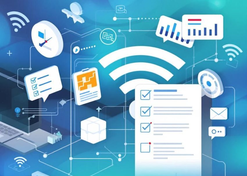 Free PSD Mockups 24 managed wifi solutions office