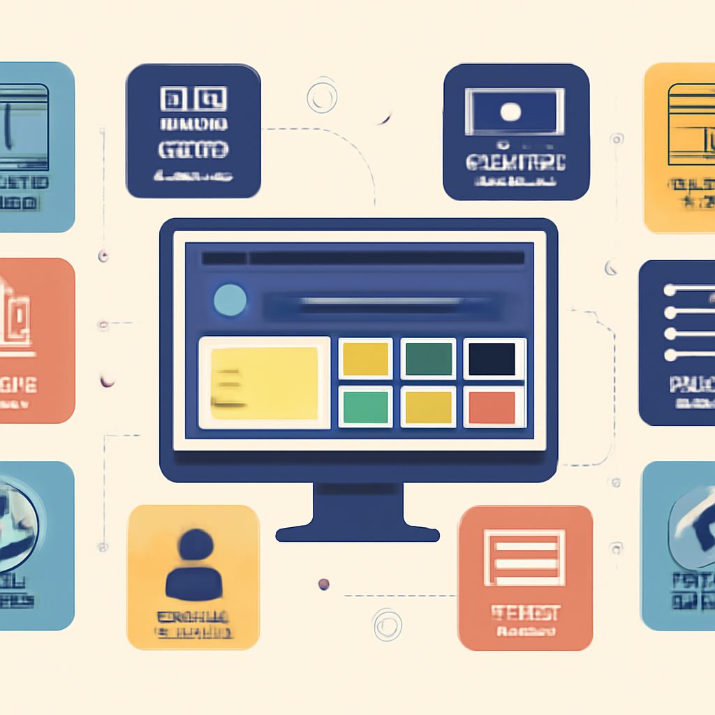 modern portfolio website features