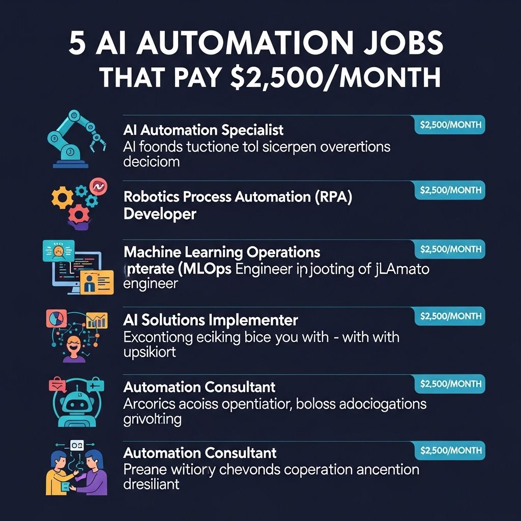 5 High-Paying AI Automation Jobs for $2,500/Month 1 ai automation jobs 2500 month