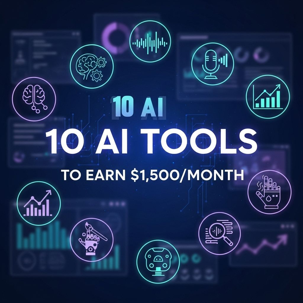 10 AI Tools to Earn $1,500/Month 1 ai tools earn 1500 month